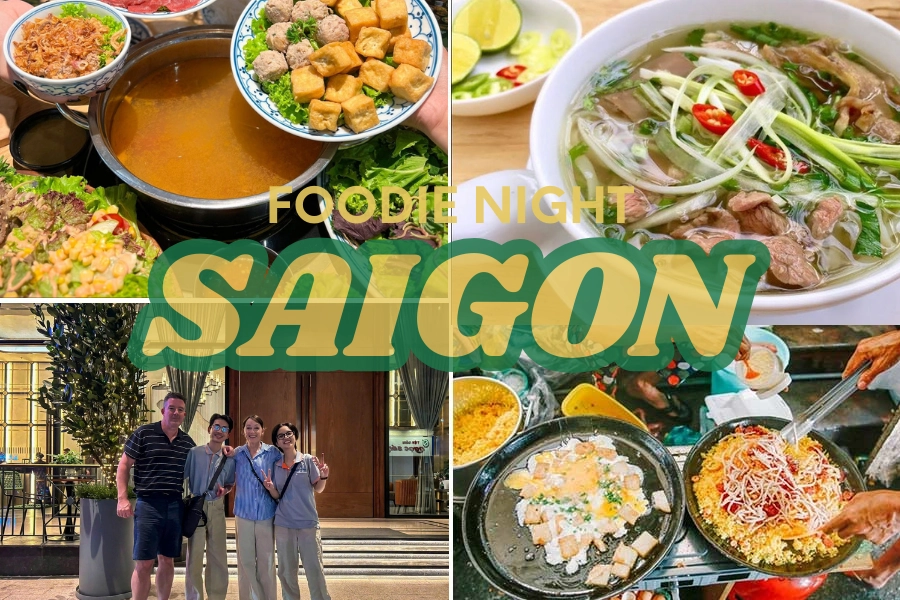 Day Tour | A Culinary Adventure in Saigon at Night | Departs from Ho Chi Minh City